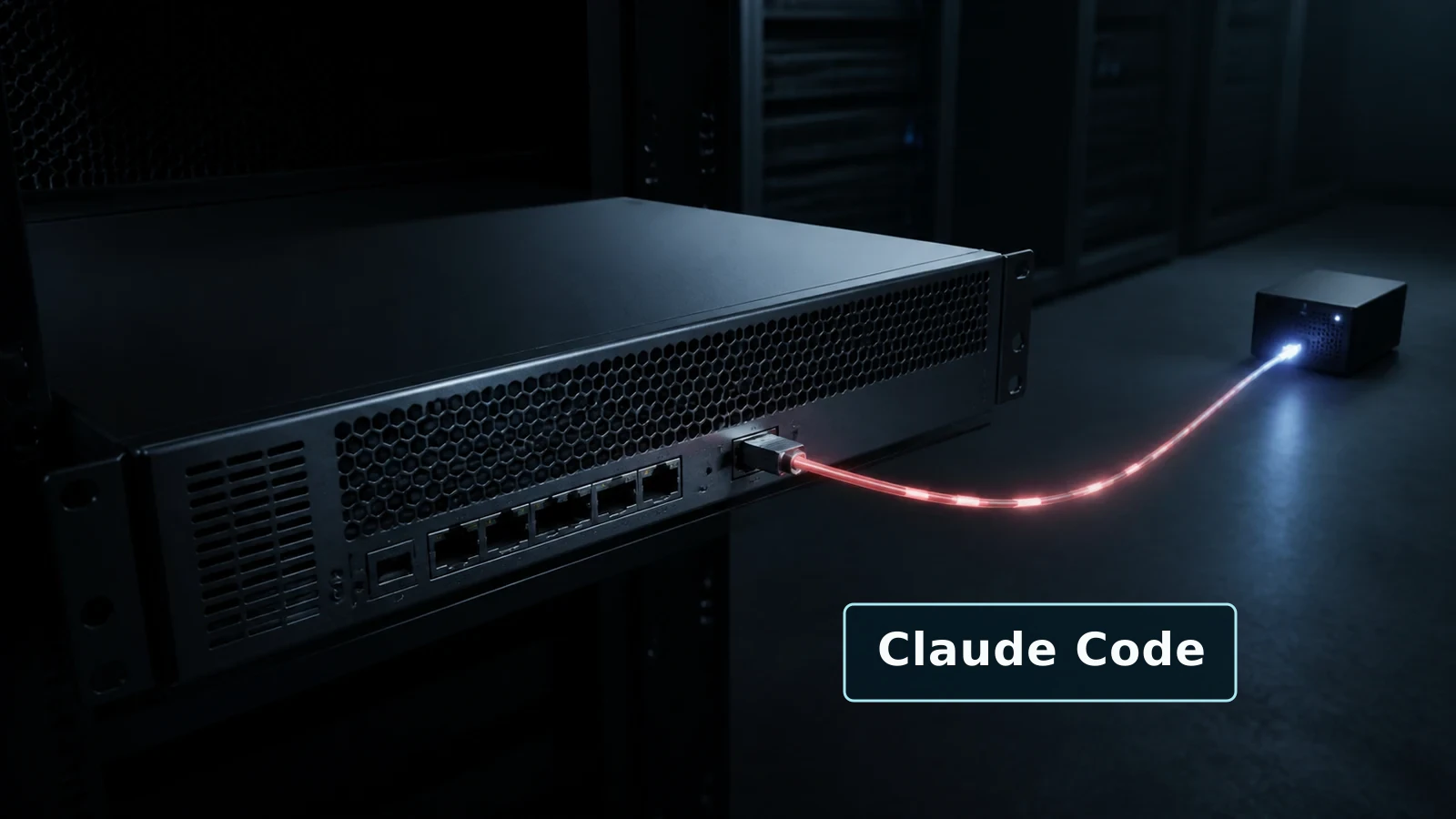 A firewall console sits between a rogue directory listener and mapped database and backup systems.